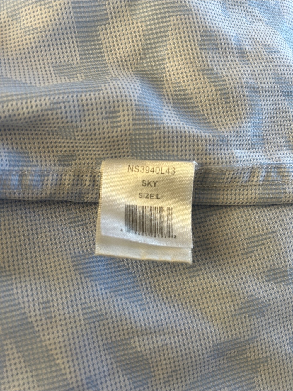 Hard to find floral Bugatchi Pale Blue Abstract Pattern Men's Dress Shirt - Picture 8 of 8